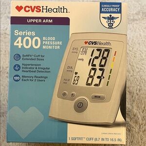 Upper Arm Blood Pressure Monitor - Gray
